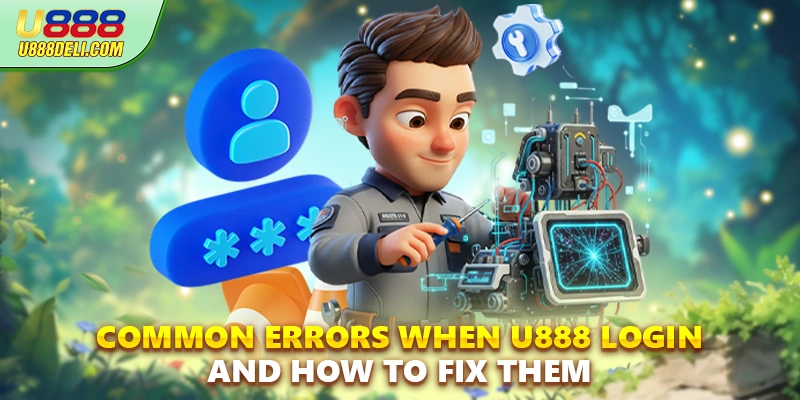 Common errors when U888 Login and how to fix themCommon errors when U888 Login and how to fix them